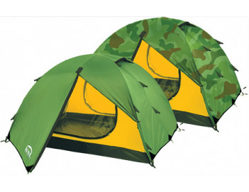 Треккинговая палатка с двумя входами и отличной вентиляцией даже в самый жаркий день. Camp 3