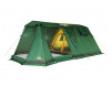 Палатка с тремя входами, ветрозащитным пологом по периметру и антимоскитной сеткой на входах в тамбур. Victoria 5 Luxe