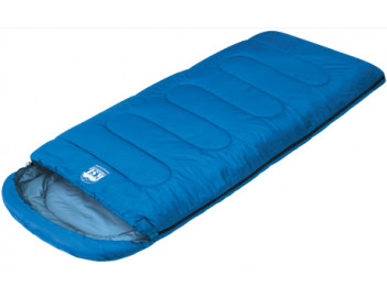 Комфортный кемпинговый спальник-одеяло с подголовником. Camping Comfort Plus