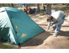 Классическая палатка с двумя входами и двумя тамбурами для вещей. Rondo 4 Plus