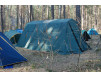 Палатка с тремя входами, ветрозащитным пологом по периметру и антимоскитной сеткой на входах в тамбур. Victoria 5 Luxe